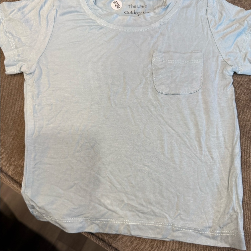 Light Blue bamboo toddler T-Shirt